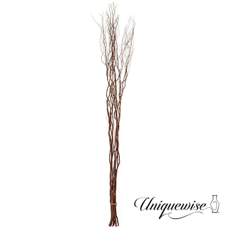 Uniquewise 12 pcs Natural Decorative Dry Branches Authentic Willow Sticks, 70 in QI004415.70